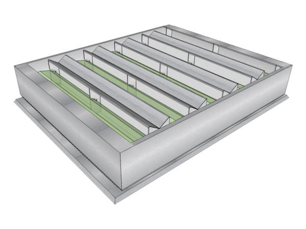 NST - matrix thin roof ventilator